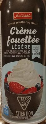 Whipped Cream Light front packaging