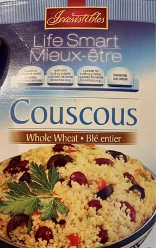 Couscous nutrition facts table