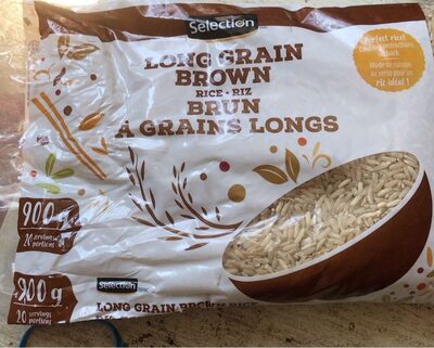 Riz brun long front packaging