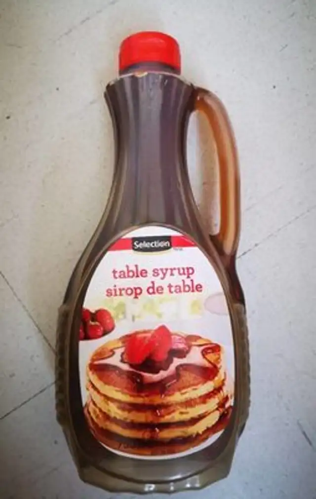 Sirop d'érable de table