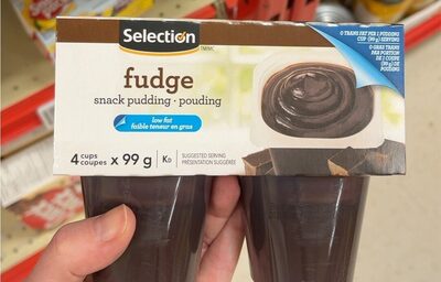 Fudge snack pudding
