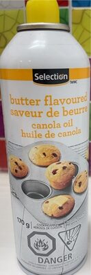 Huile canola saveur de beurre front packaging