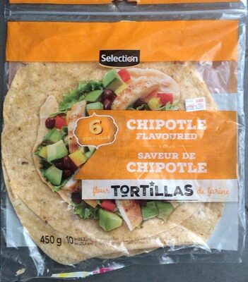 Tortiallas chipotle flavoured