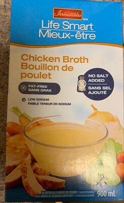 Life smart fat free chicken broth 250 ml