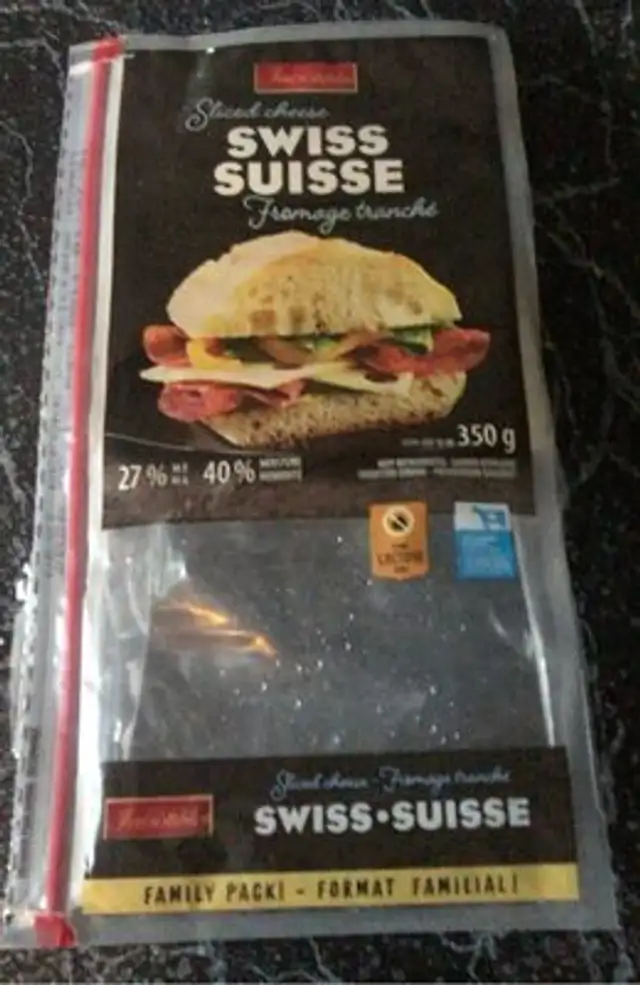 Suisse fromage tranché