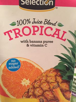100% juice blend tropical