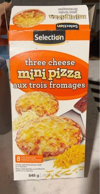 Mini pizza aux trois fromages
