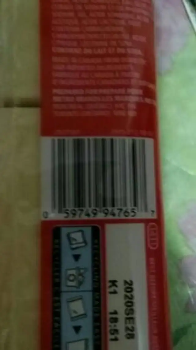 Fromage nutrition facts table