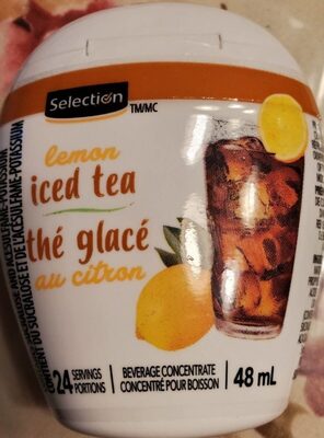 Thé glacé au citron