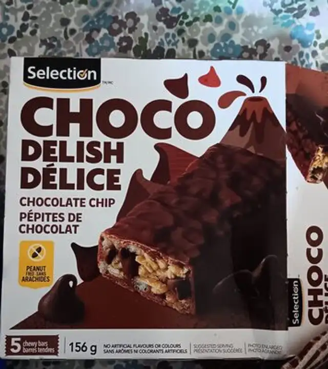 Choco délice ingredients label