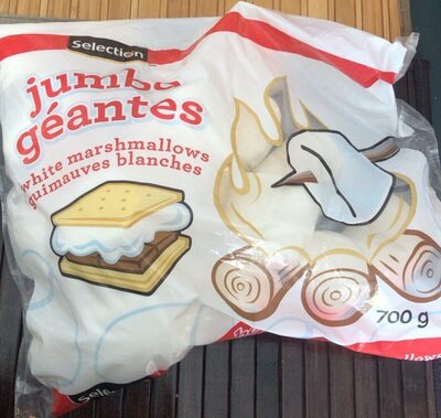 white marshmallows front packaging