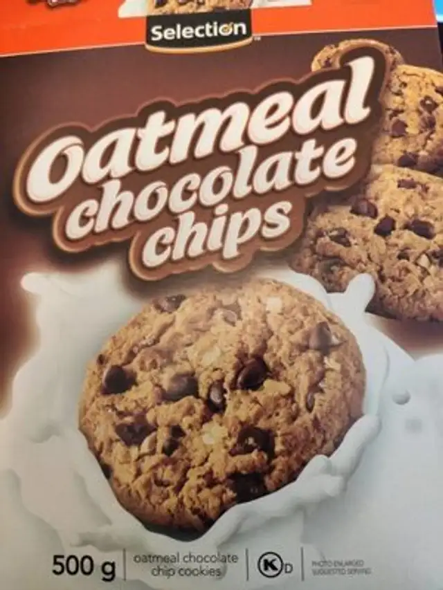 Avoine et pépites de chocolat