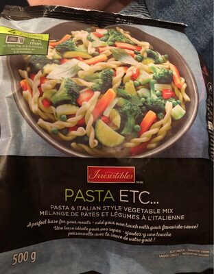PASTA ETC front packaging