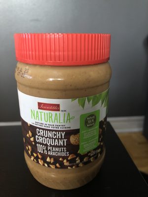 Peanut butter crunchy croquant front packaging