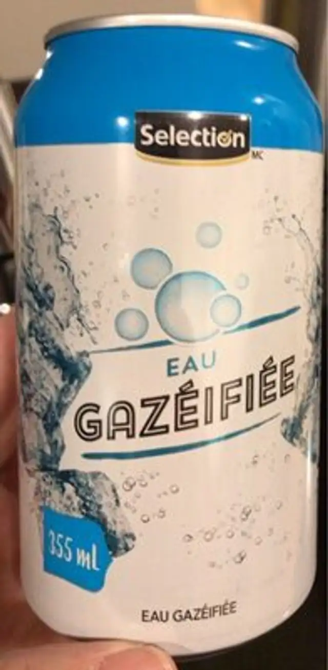 Eau gazéifié