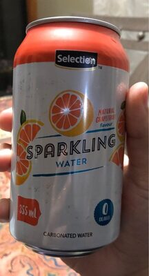 Sparkling water - Grapefruit front packaging