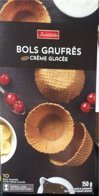 Bols gaufrés front packaging