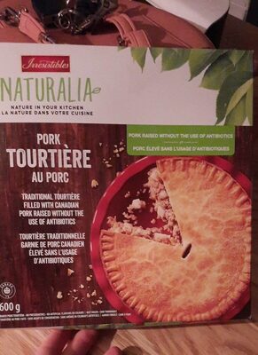 Naturalia tourtière au porc