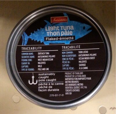 Thon pâle émietté