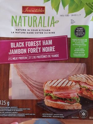Jambon forêt noire front packaging