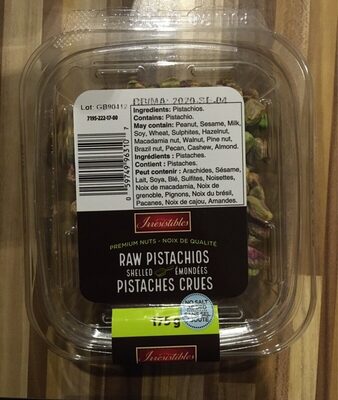 Pistaches crues émondées