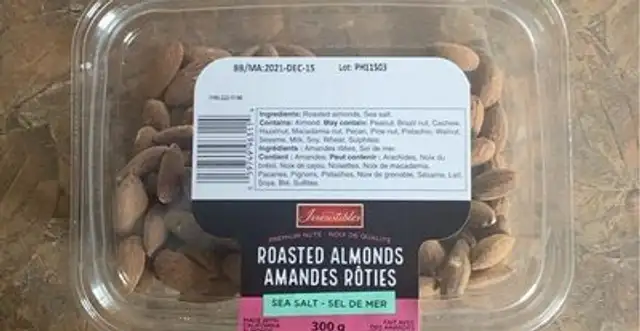 Amandes roties sel de mer