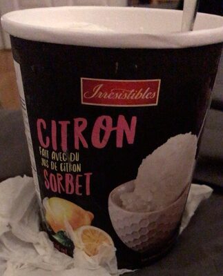 Sorbet citron