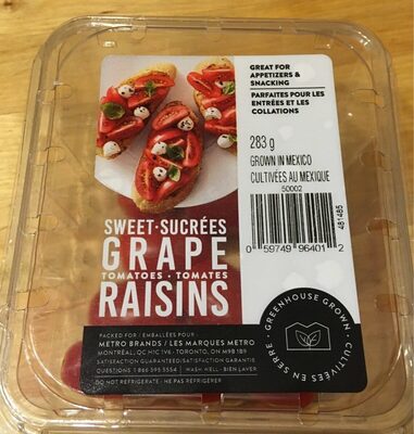 Tomates raisins sucrées