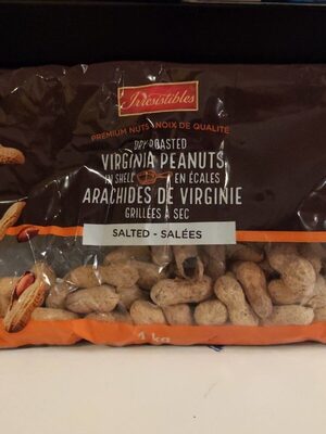 Arachides de Virginie grillées à sec salées
