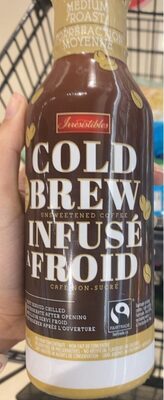 Cold brew unsweeten coffee front packaging