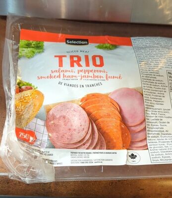 Sliced meat trio