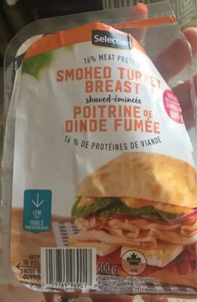 Poitrine de dinde fumé