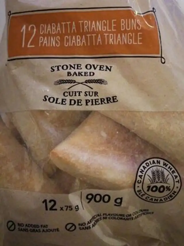 12 pains ciabatta triangle