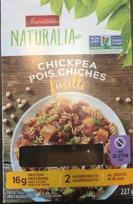 Fusilli de pois chiches