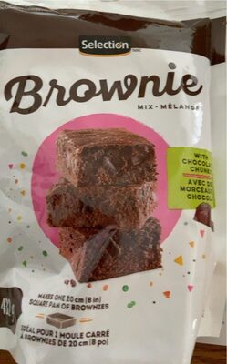 Brownie front packaging