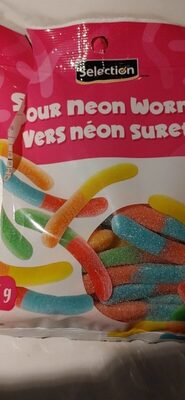 Sour Neon Worms front packaging