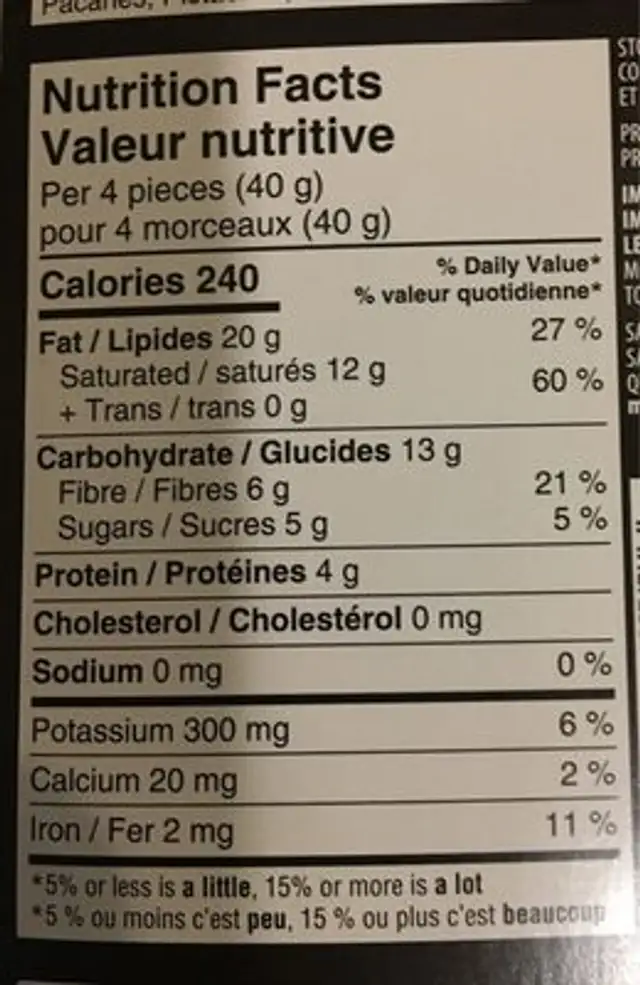 Chocolat noir 85% finesse suisse nutrition facts table