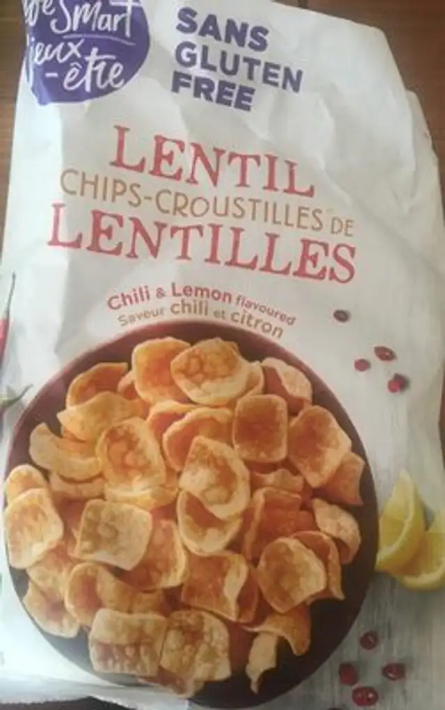 Chips de lentilles