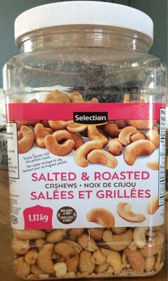 Salted & roasted cashews