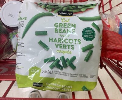 Haricots verte coupés