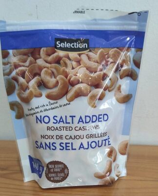 Noix de cajou grillées - sans sel ajouté