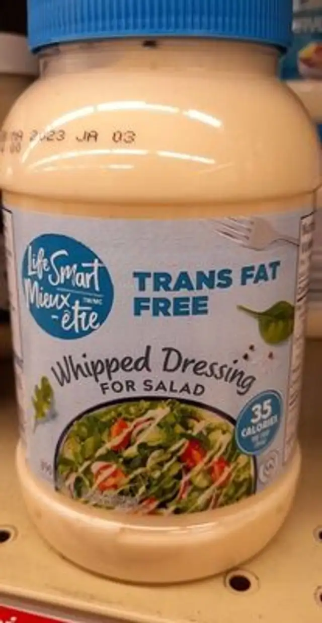 Whipped dressing for salad