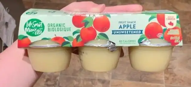 collation aux fruits pommes non sucrée