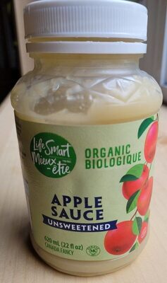 Compote de pommes non sucrée