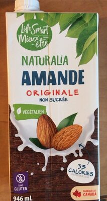 Almond Original Unsweetened front packaging