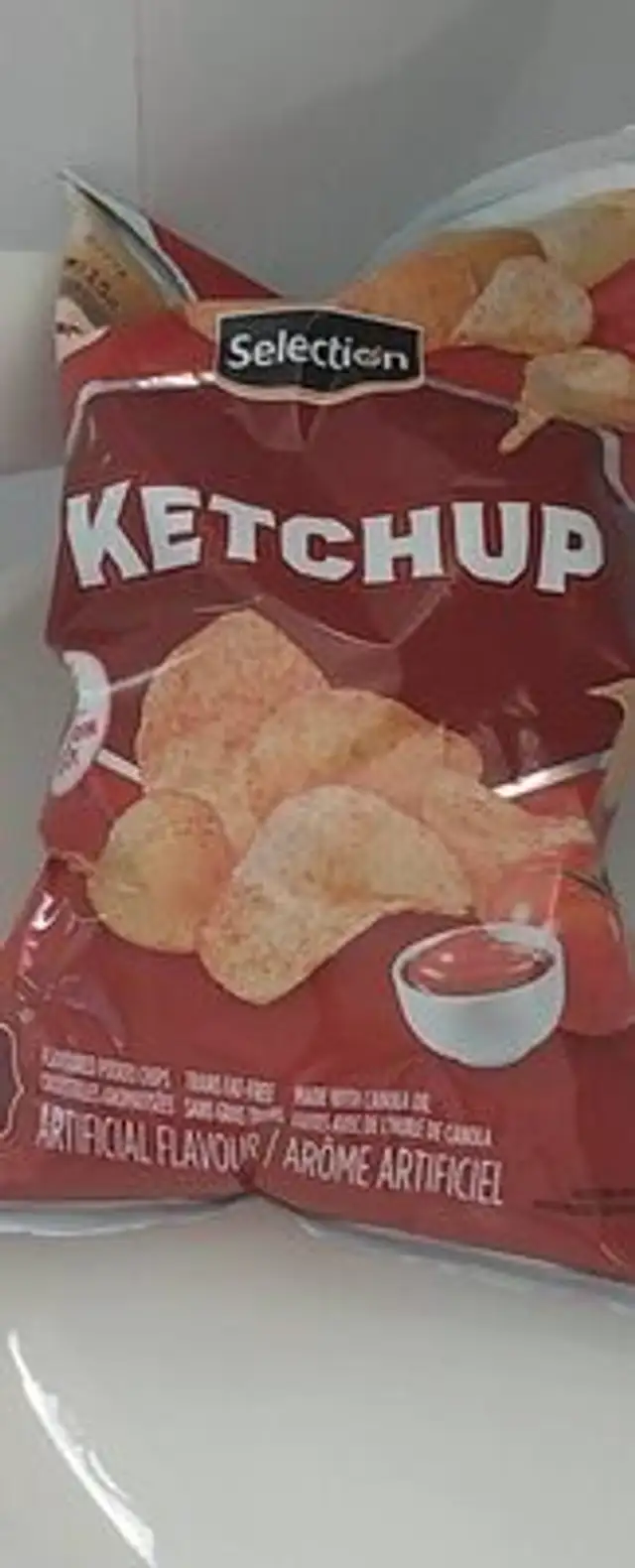 Ketchup chips