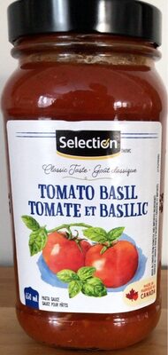 Sauce tomates et basilic