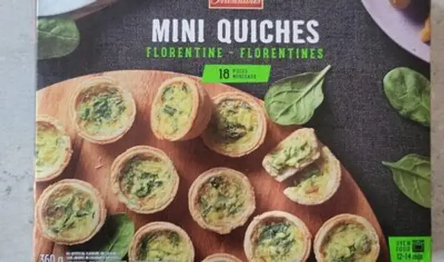 Mini Quiches florentine