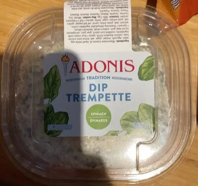Trempette épinards
