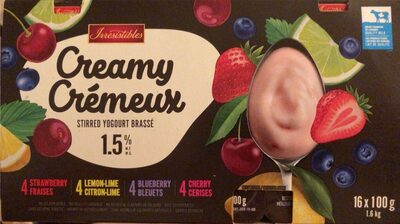 Yogourt brassé cremeux